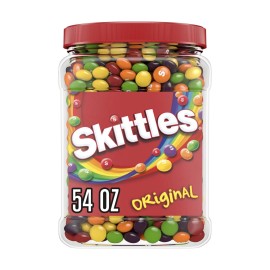 Skittles Original Fruit Candy 54 oz Tub Bulk Vending Candies OVER 3 LBS Assorted