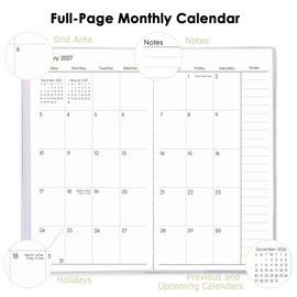 2025-2027 Pocket Calendar for Purse, 2 and a Half Years Monthly Planner, 30 Months, Planner Small Size (6.5” x 3.5”), July 2025 to Dec 2027 Pocket Calendar for Organizing & Planning (Butterfly Floral)