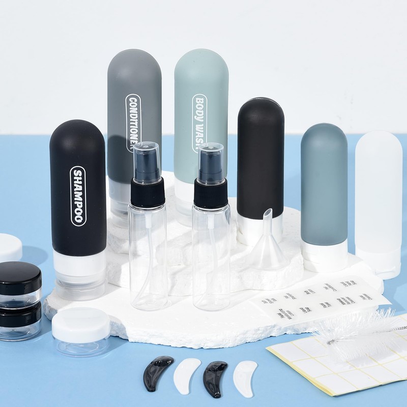 YNSHOUNA 20 Pack Travel Bottles Set, TSA Approved Travel Size