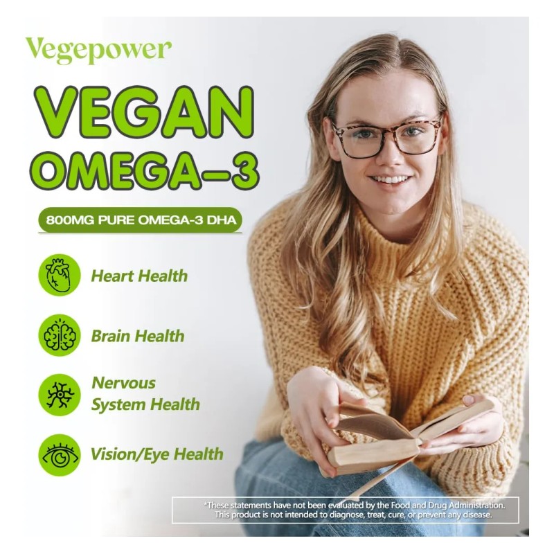 Vegepower Omega-3 Algas Vegano 90 Cpsulas