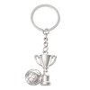 TRIXES Silver Football Boot and Trophy Keyring - WORLD CUP