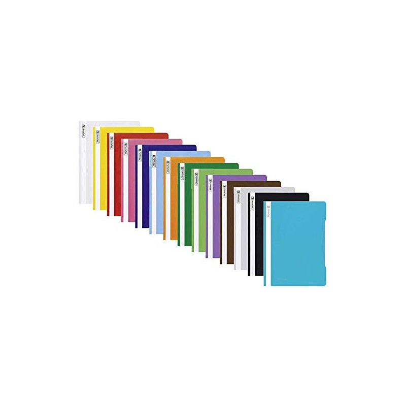 Brunnen A4 Loose-leaf Binders in Assorted Colours, Polypropylene Film with