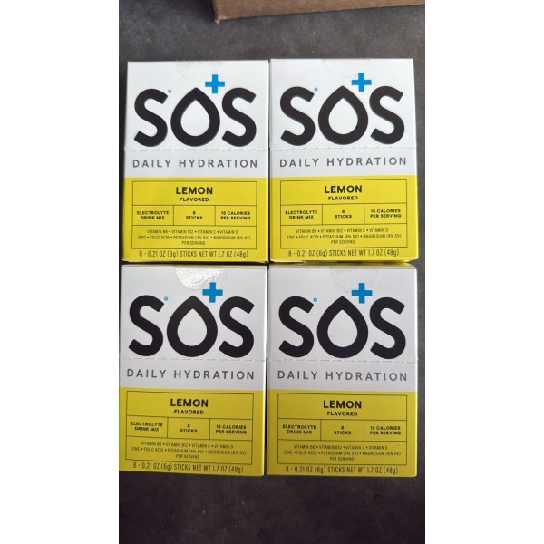 Unbranded SOS Daily Hydration Custom Set Exp 3/26 Lemon Flavored