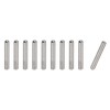 sourcing map 3x12mm Dowel Pins, 10pcs 304 Stainless Steel Round
