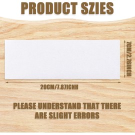 1000 Tiras de Cera No Tejidas para Depilación Papel de Tira de Cera para Depilación Facial Piel de Cuerpo para Mujeres Hombres Brazos Piernas Axilas Pelo Cejas (Blanco)