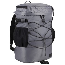BODHI PRO Cyclone Bungee Weekender Travel Rusksack Daypack Hiking Camping Sport Backpack Bag, Ash Gray