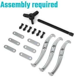 DURATECH 8-Inch 3-Jaw Gear Puller, Removal Tool for Gears, Pulleys, Bearings and Flywheels, Assembly Required, CR-V Steel