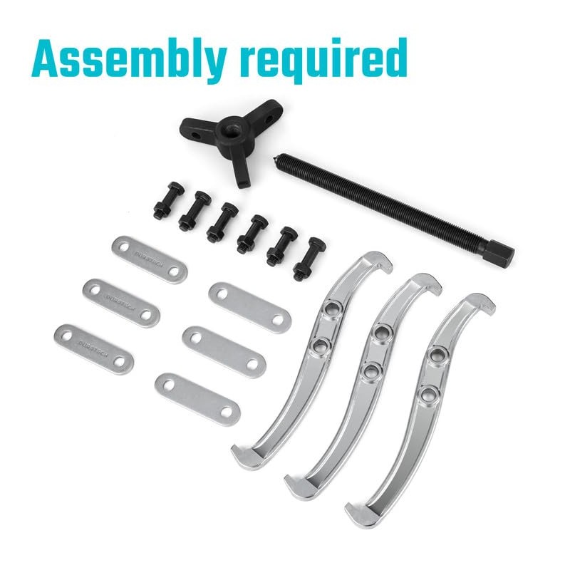 DURATECH 8-Inch 3-Jaw Gear Puller, Removal Tool for Gears, Pulleys,