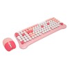 Wireless Keyboard and Mouse 2.4Ghz Connection Cute Keyboard Mouse Set