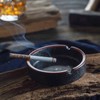 OUSACE Ceramic Ashtray Stylish Indoor & Outdoor Cigarette Ashtray for