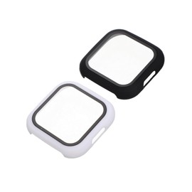 DOITOOL 2pcs Watch Case Screen Protector Case Glasswatch Protector Wrist Watch Covers Watch Protector Case Anti-Scratch Smartwatch Cover Wtch Pc+Tempered Film Anti-Scratch Case Intelligent