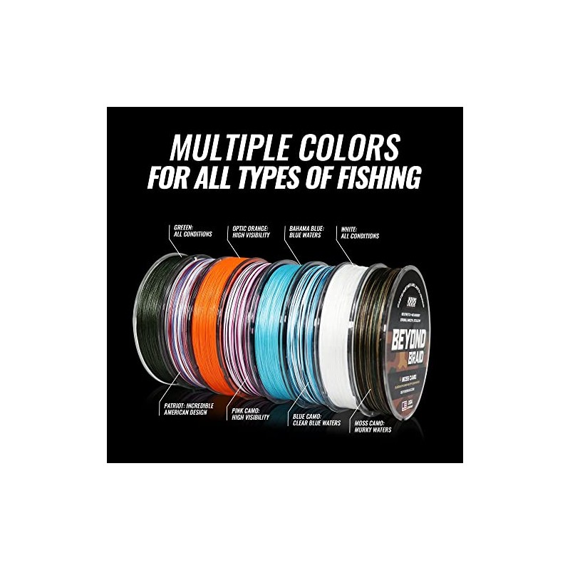 Beyond Braid Moss Camo 500 Yards 30lb