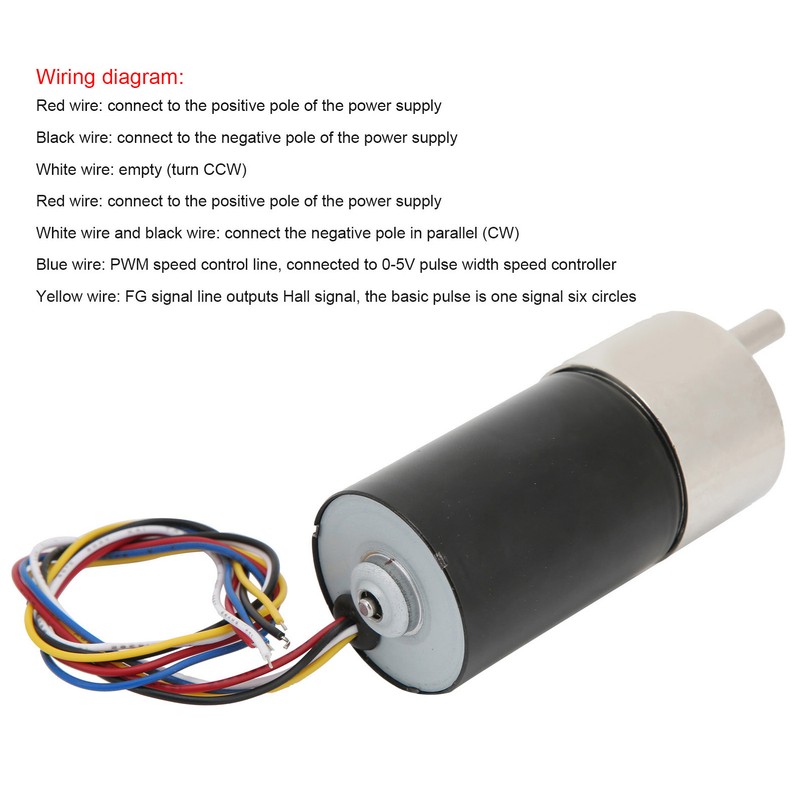 Brushless Motor Mini Speed Reducer with Bracket DC24V for CNC