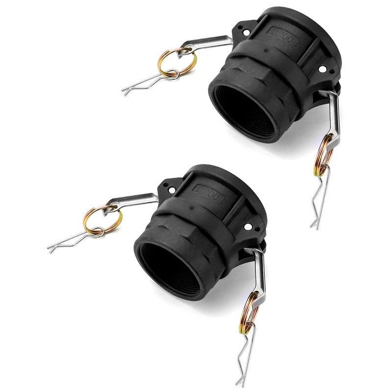 QWORK Camlock Coupling Fitting, Type D Cam Lock Fitting Pipe