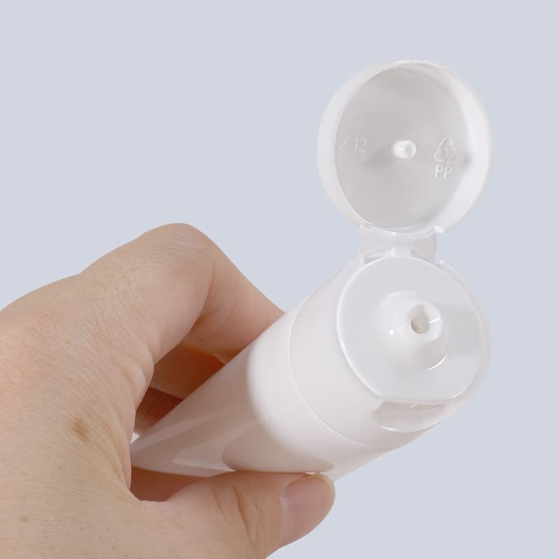 Refillable Empty Plastic Tubes Clear Cosmetic Container Soft Plastic Tube