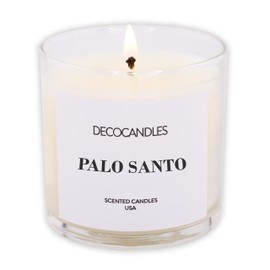 Urban Concepts by DECOCANDLES - Palo Santo - Highly Scented Soy Candle - Long Lasting - Hand Poured in USA (6 Oz.)