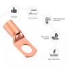 Kuzavtye 240Pcs Battery Cable Lugs Eyelets Copper Ring Terminals Welding