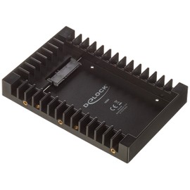 Delock 18364 3.5 Inch Mounting Frame for 2.5 Inch SATA Drive Black
