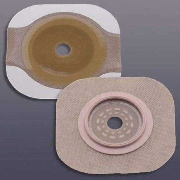 Colostomy Barrier New Image Flextend 2-1/4" Flange Red Code Hydrocolloid Cut-to-fit, Up to 1-3/4" (#14203, Sold Per Box)