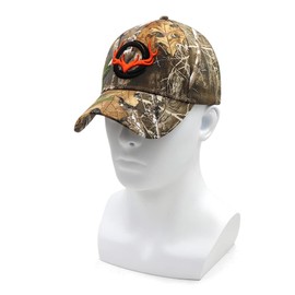 Bestmaple Orange Tree Camouflage Military Cap Real Tree Hunting Cap Elk Baseball Cap One Size Fits Most, Black, Free size