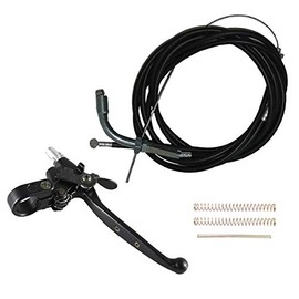 HGC Left Clutch Lever W/ Lock Throttle & Clutch Cable Set Fits 49cc 60cc 66cc 80cc Motorized Bike