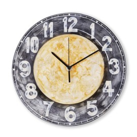 Eangee Home Design 13 Inch Diameter Wall Clock Multicolor Face (m1505)