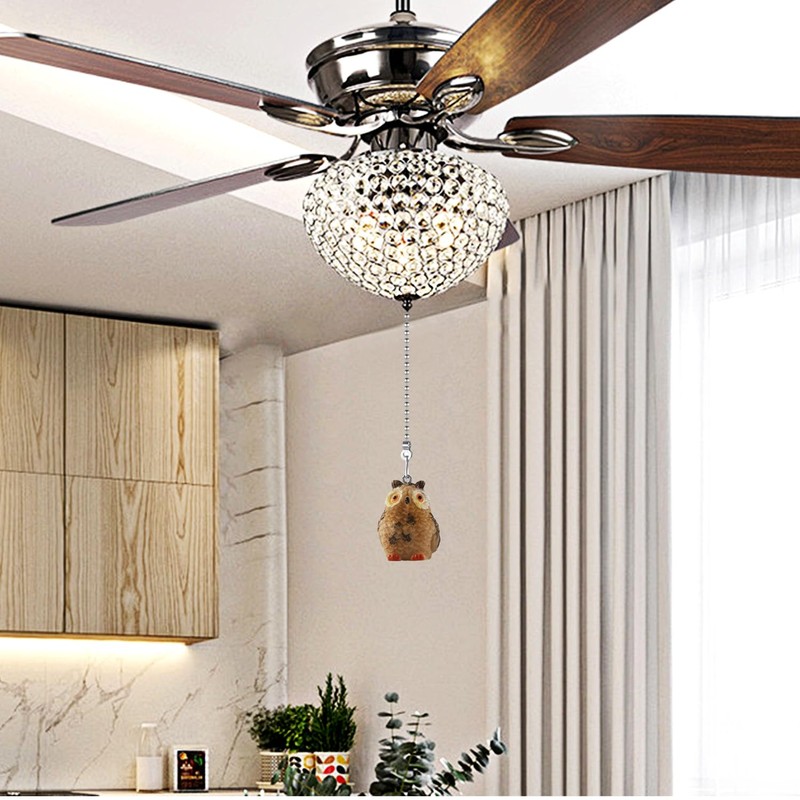 Dotlite Animal Ceiling Fan Pull Chain,12in Cute Animal Fan String