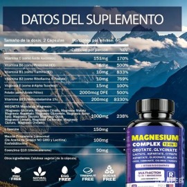 Complejo De Magnesio 7-en-1 - Glicinato                                                                                                               