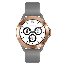 Harry Lime Fashion Smart Watch in Stone with Rose Gold Colour Bezel