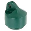 Looped Post CAP Green 38 MM Diameter Plastic