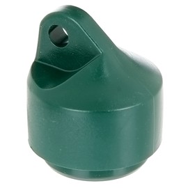 Looped Post CAP Green 38 MM Diameter Plastic