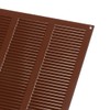 300mm x 300mm Brown Metal Air Vent Grille