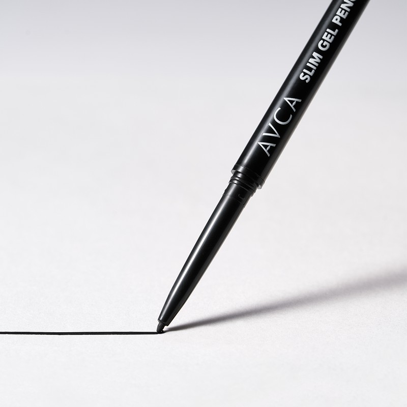 Abka [Abka] Slim gel pencil, soft, easy eyeliner without smearing,