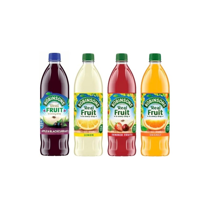 Robinsons Fruit Squash Variety Pack - No Added Sugar Squash