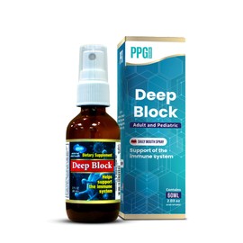 Deep Block - Immune Support Booster - Immune System Support - Daily Mouth Spray - Vitamin D and Zinc - PPG Nutritional