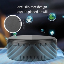 Solar-Powered Mounted Car Air Humidifier - Color: Black