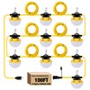 G GJIA 100FT Construction String Lights, IP65 Waterproof ETL Certified