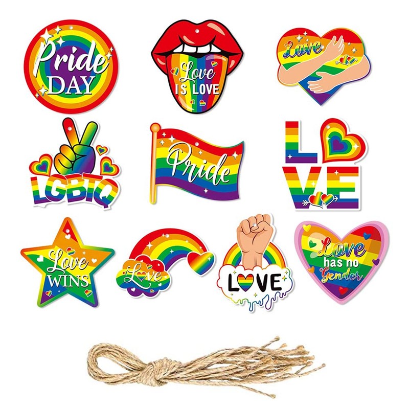 ATBEAMEN Party Tableware for Pride Day (Color-6)