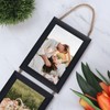 4x6 Picture Frames Collage Black, 3 Openings 4 x 6