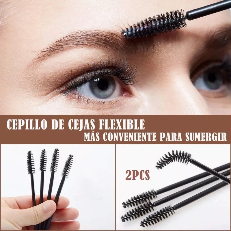 Dolores 15pcs Kit Cejas Modelado Sello Cera Prueba Agua Con