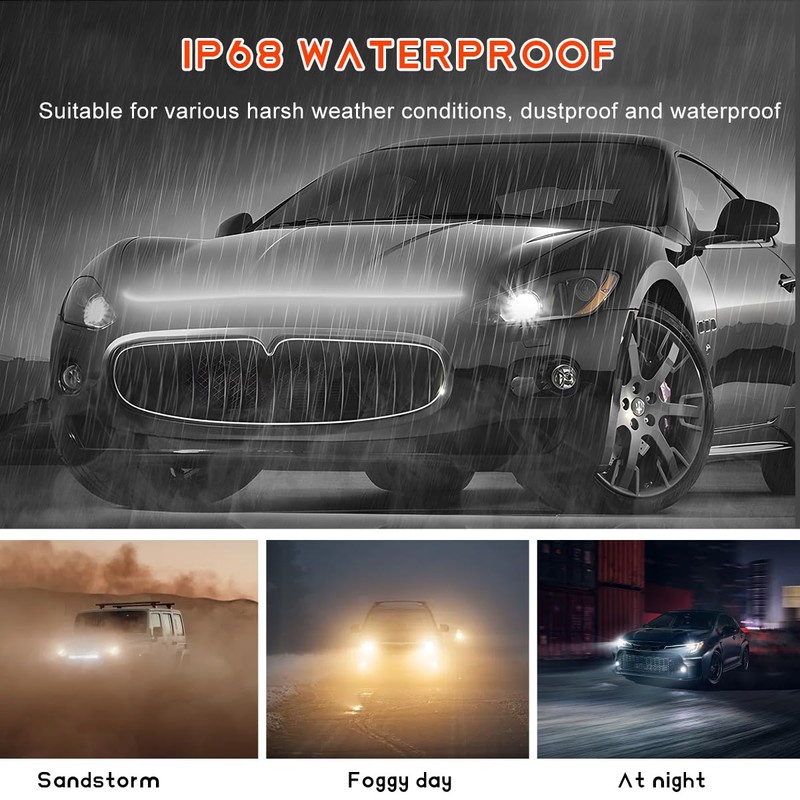 NYTKL Car Hood Light Strip, 59 Inches Flexible DRL Dynamic