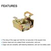sourcing map M12 Cage Nuts for Server Rack Cabinet, Carbon
