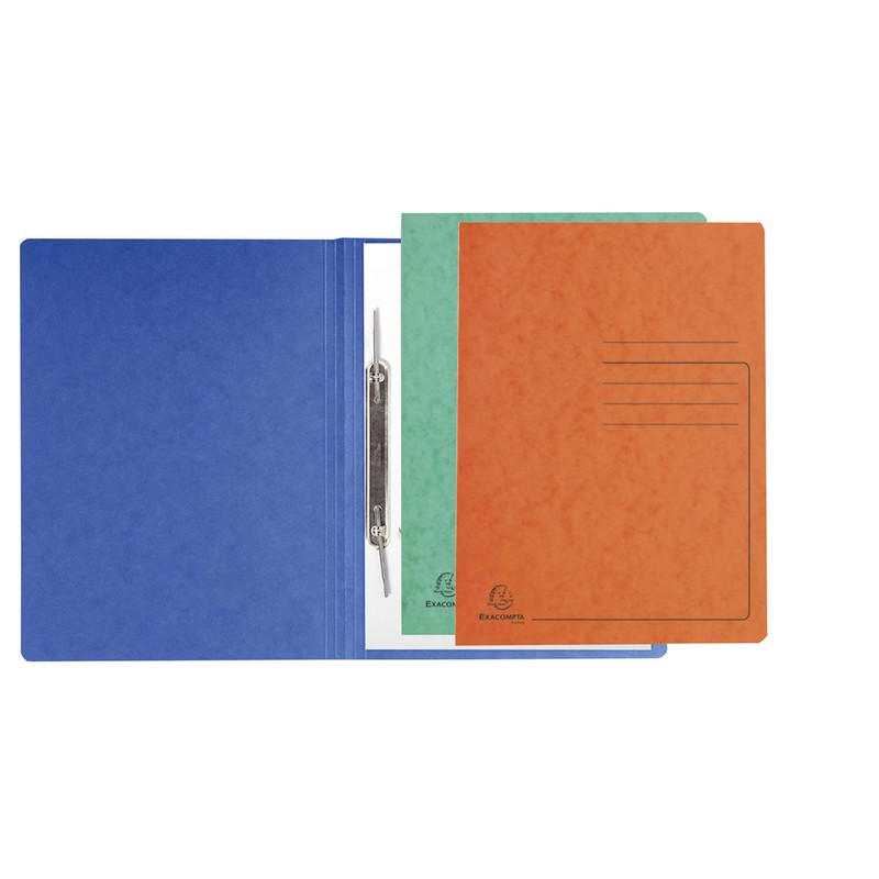 Exacompta - Ref 240223E - Heavyweight Mottled Pressboard Spring Folder