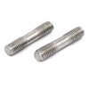 uxcell M8x40mm 304 Stainless Steel Double End Thread Stud Teeth