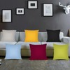 WOLTU Pillowcases Cotton Cushion Covers for Bedroom Sofa Pair Black