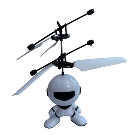 Waterproof Mini Drone - Remote-Controlled, Impact-Resistant Flying Toy with Sensing Function | Ideal Birthday Gift for Kids of All Ages - Color: Flying Robot - White + Black