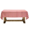 Lann's Linens - 60" x 102" Premium Checkered Tablecloth -
