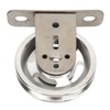 Gym Pulley Blocks Wall Mount Fixed Pulley Wheel Rotation 360