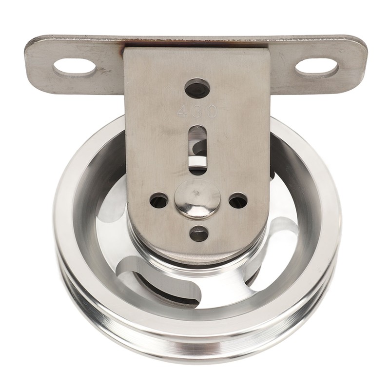 Gym Pulley Blocks Wall Mount Fixed Pulley Wheel Rotation 360