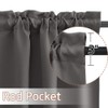 NICETOWN Short Curtains for RV Camper Blackout Small Curtain Tiers